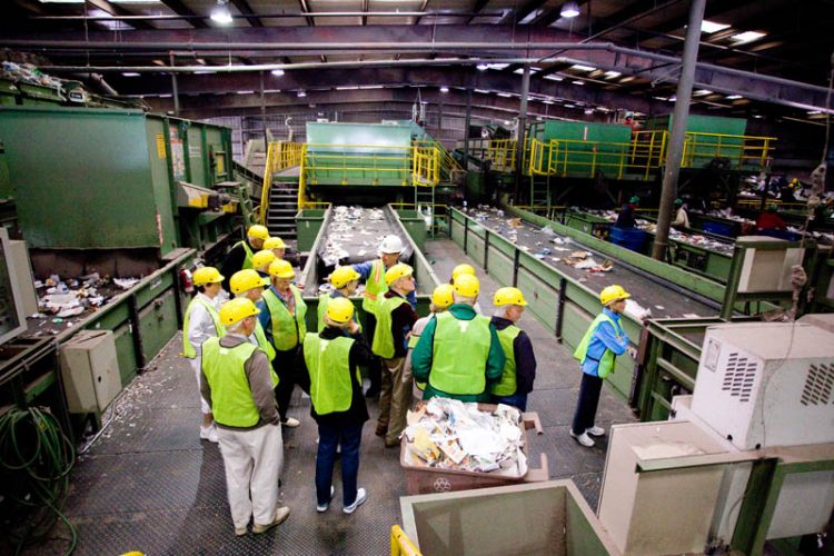 Recycling plant tours in Hampton Roads
