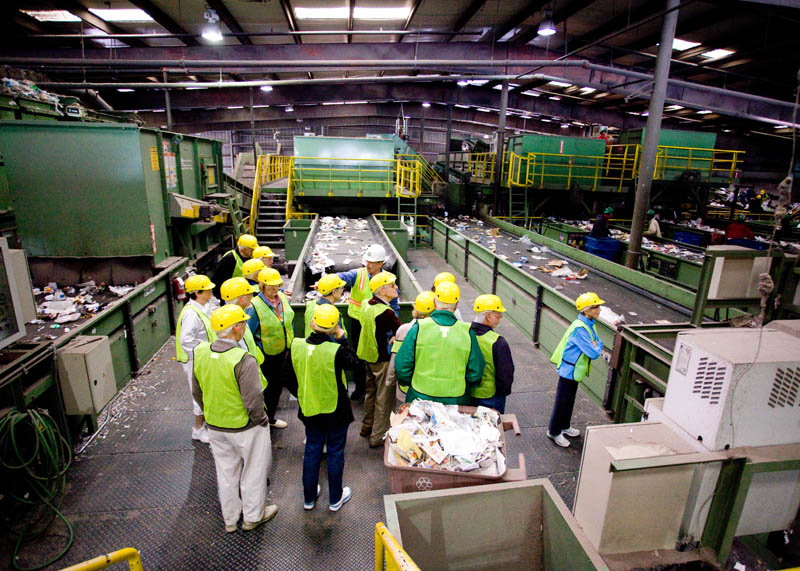 Recycling plant tours in Hampton Roads